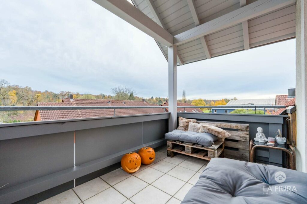 Südbalkon überdacht