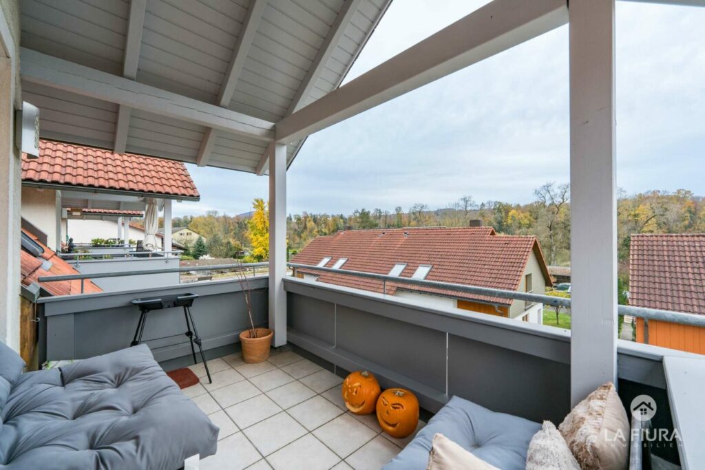 Südbalkon überdacht